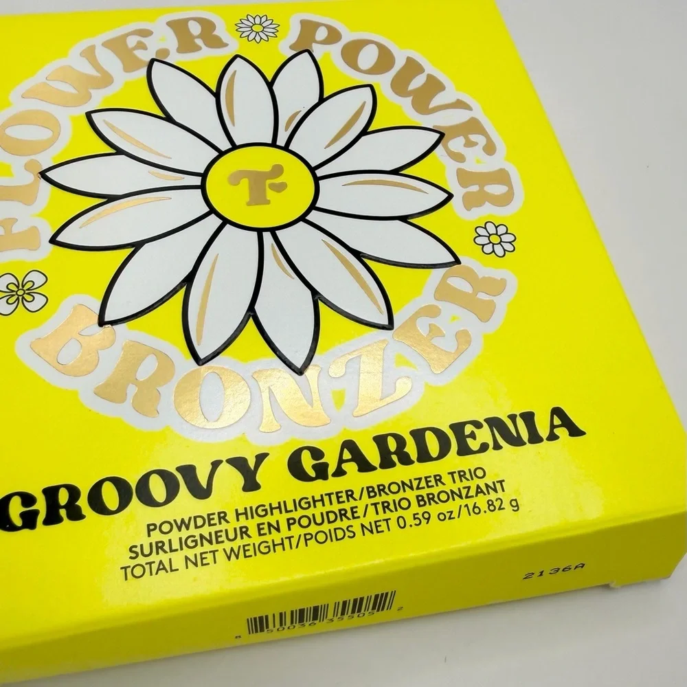 Trixie Cosmetics Flower Power Groovy Gardenia Large Bronzer NIB